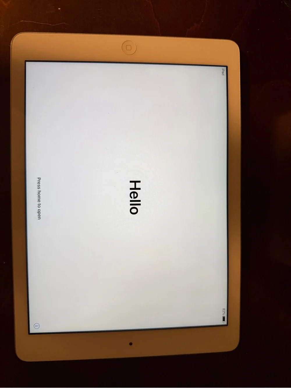 Apple White iPad Tablet